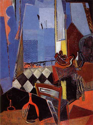 Fensterausblick mit Pfeife, 1932